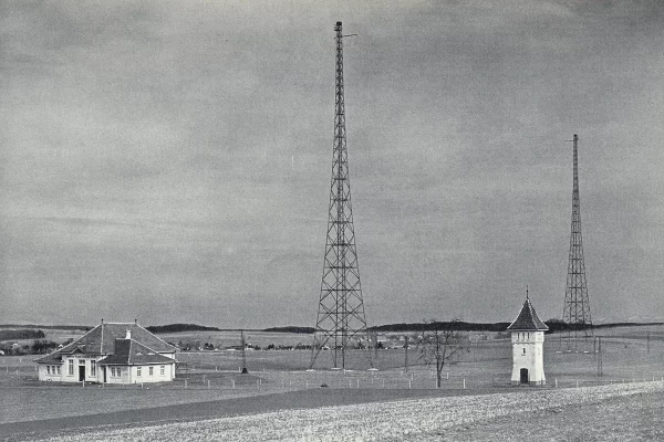 Radio Marconi-Station in Münchenbuchsee, 1922