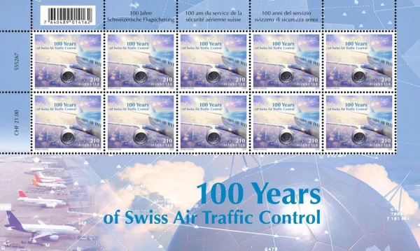 design du timbre spécial 100 ans
